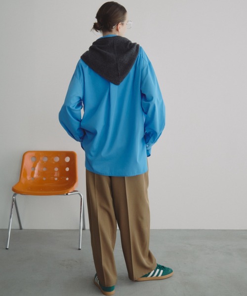 「Auntie Rosa Holiday」 長袖シャツ FREE ブルー レディース_画像9
