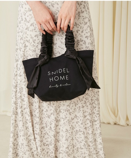 「SNIDEL HOME」 トートバッグ FREE ブラック レディース_画像6