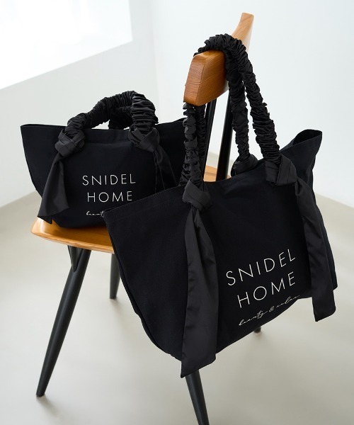 「SNIDEL HOME」 トートバッグ FREE ブラック レディース_画像9