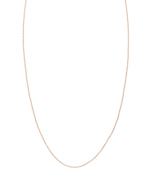 ネックレス K10PG スライドピン付きチェーンネックレス メンズ レディース