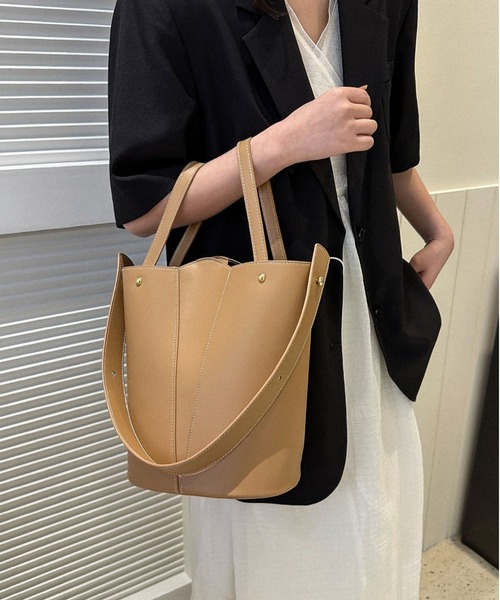 ハンドバッグ 2wayワイドショルダー バケットハンドバッグ : ZOZOTOWN