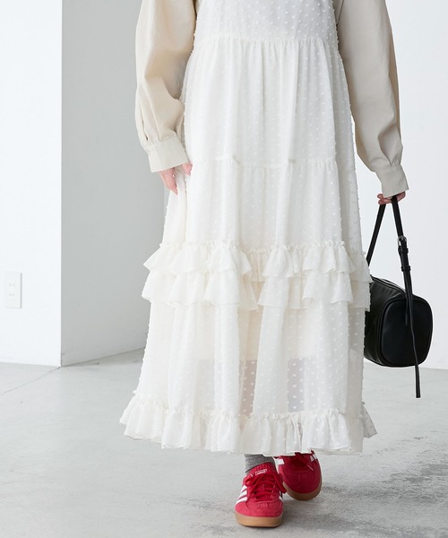 forksy.（フォルクシー） ワンピース 「forksy.」ティアードフリル