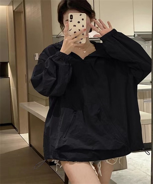 FREE STYLISTS マウンテンパーカー ウインドブレーカー フード付き