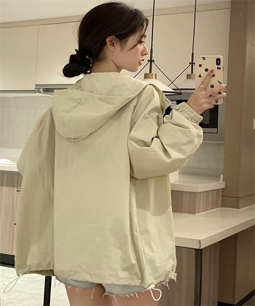 FREE STYLISTS マウンテンパーカー ウインドブレーカー フード付き