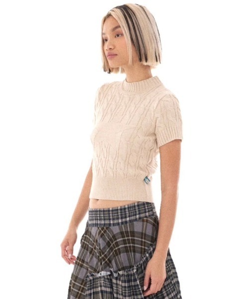 ニット セーター 「Basic Pleasure Mode」BARB WIRE KNIT レディース Basic Pleasure Mode ニット セーター 「Basic Mode」BARB WIRE