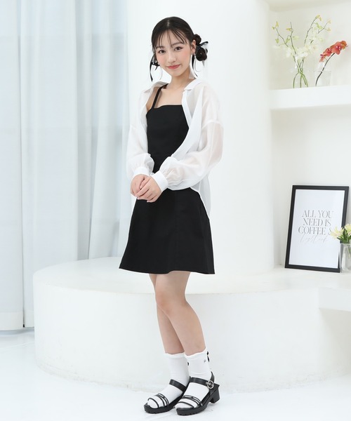 【まとめ売り】ピンクハントxs PINKHUNT ブラウス シャツ ピンクハント タンクトップ付きシアー