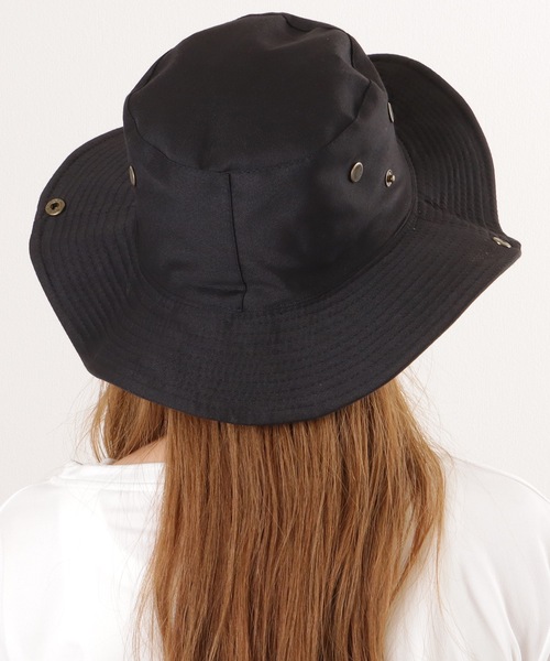 Lace Ladies 帽子 ハット ストラップ付き 2WAY ベーシック