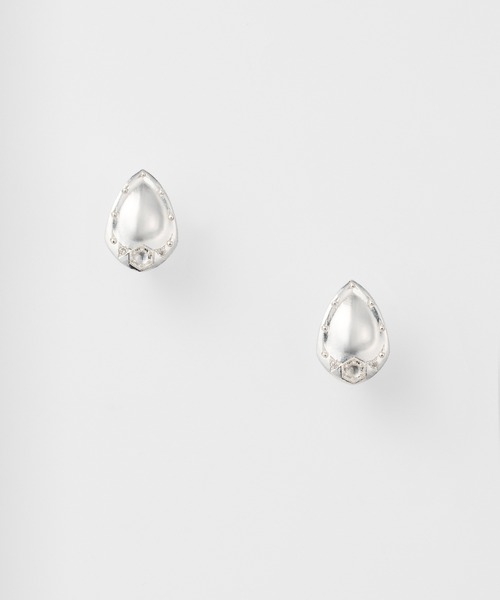 agete ピアス シルバーラブラドライトピアス レディース : ZOZOTOWN 