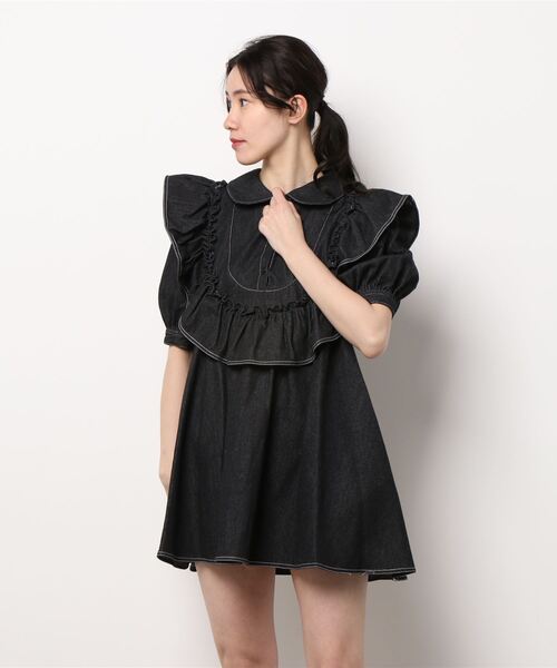 Pain」 半袖ワンピース FREE ブラック レディース : 82787805  