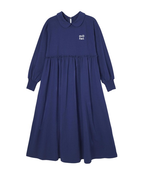 MILKFED.（ミルクフェド） ワンピース ROUND COLLAR GATHERED DRESS