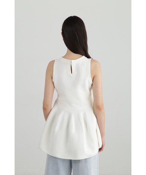 JILL STUART ニット セーター ガーター編ノースリーブニット