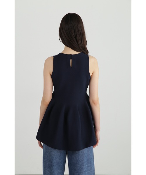 JILL STUART ニット セーター ガーター編ノースリーブニット