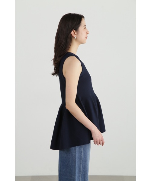 JILL STUART ニット セーター ガーター編ノースリーブニット
