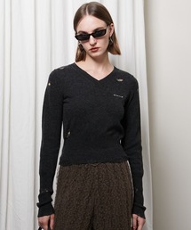 prank project ダメージニット PRANK PROJECT（プランクプロジェクト） ニット セーター カシミア