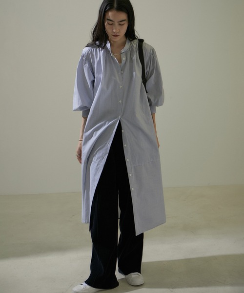 SALON adam et rope' シャツワンピース 「ZOZOTOWN限定