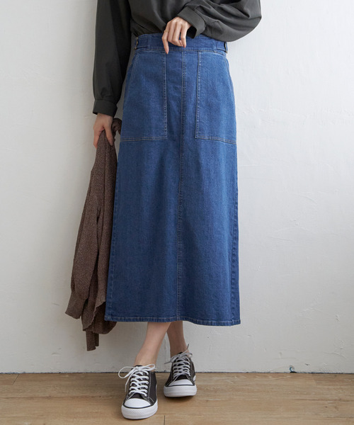 ikka（イッカ） スカート 「雑誌InRed10月号掲載」ストレッチIライン