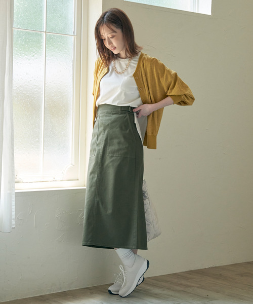 I am I ラインスカート size SHORT/TALLあり］キチントボトムス Iライン スカート