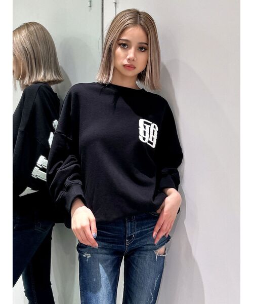 GYDA スウェット GYGYサガラスウェットトップス レディース