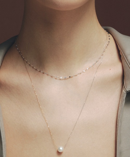 les bonbon（ルボンボン） ネックレス graceful pearl double necklace