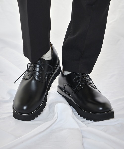 SETUP7 ビジネスシューズ 「HAUS」SHARK SOLE PLAIN TOE SHOES