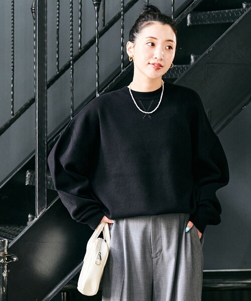 FREAK'S STORE ニット セーター 限定展開 スウェットライク プル