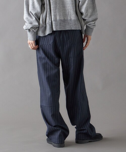 SHIPS（シップス） パンツ SHIPS NINE CASE:ストライプ パンツ