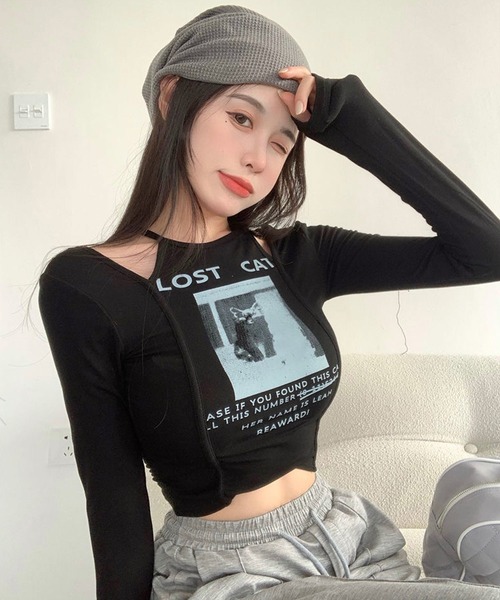 DARC SPORTS SHE クロップドTシャツL