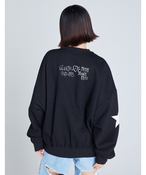 トレーナー スウェット Valerie Phillips x little sunny bite photo sweat top レディース メンズ Little sunny bite トレーナー スウェット Valerie Phillips x