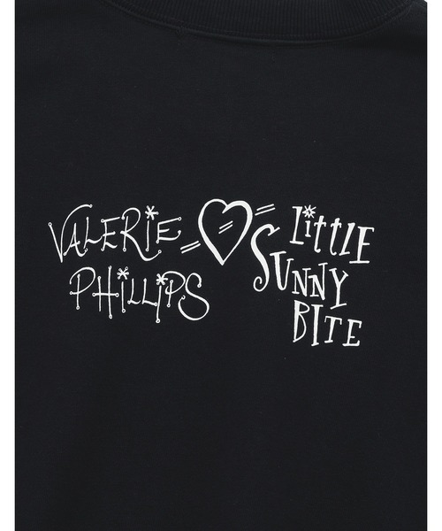 トレーナー スウェット Valerie Phillips x little sunny bite photo sweat top レディース メンズ Little sunny bite トレーナー スウェット Valerie Phillips x