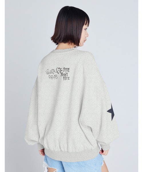 トレーナー スウェット Valerie Phillips x little sunny bite photo sweat top レディース メンズ Little sunny bite トレーナー スウェット Valerie Phillips x