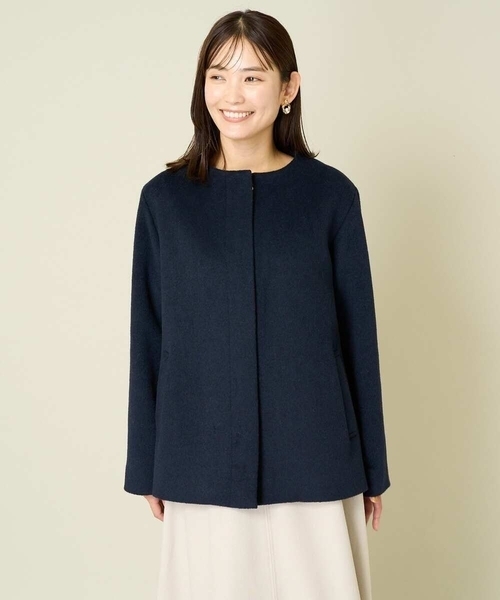 新品未使用　コート　アウター 新品未使用 ZARA 2025年 ウール混紡スリムフィットコート - メルカリ