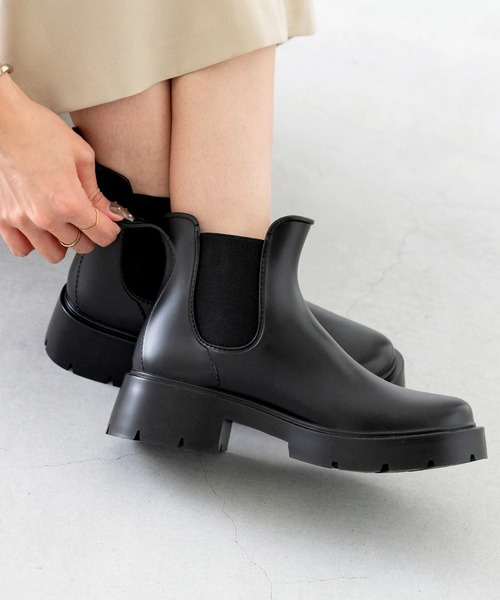 MARY QUANT サイドゴアブーツ レインブーツ