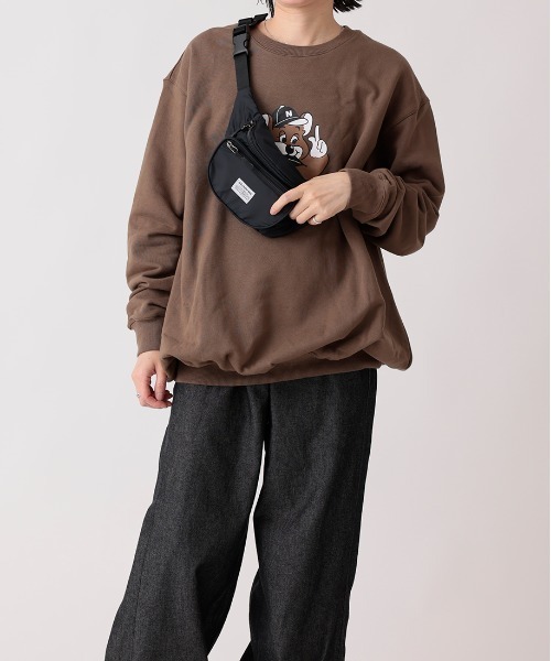 ADANS 4連ポーチ 春夏コレクション ウェスト ボディバッグ アダンス ARCH & LINE ボディバッグ ウエストポーチ Re: NYLON WAIST BAG