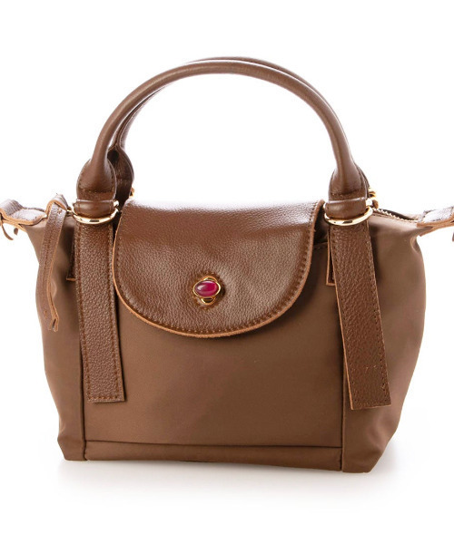 ペルケ perche 2way/本革×ハラコ革/斜め掛けショルダーバッグ perche ショルダーバッグ バッグ ペルケ / ナイロン×牛革かぶせ
