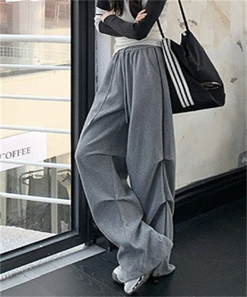 【極美品】Jun &Rope⭐︎防風パンツ　ライトグレーSサイズ（サイト内完売品） Dream garden（ドリームガーデン） スウェットパンツ ジャージ サイド