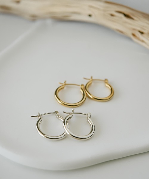 ピアス 金属アレルギー対応 シルバー925 フープ 「orifar-hoop オリ