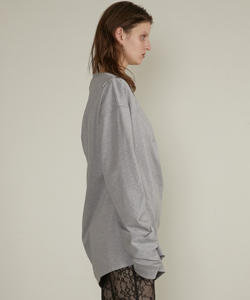 PRANK PROJECT アシメドレープジップトップ / Asymmetric Drape