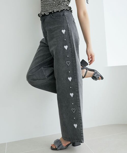 MAJESTIC LEGON（マジェスティックレゴン） ワイドパンツ ジーンズ