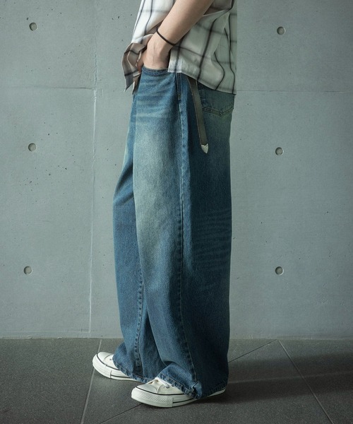 RATTLE TRAP（ラトルトラップ） ワイドパンツ ジーンズ 「WEB限定/12oz