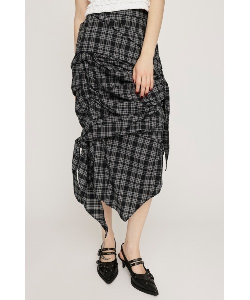 SLY（スライ） スカート TUCKED TIE SK タックド タイスカート