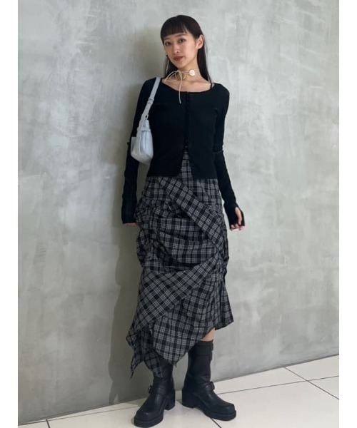 SLY（スライ） スカート TUCKED TIE SK タックド タイスカート