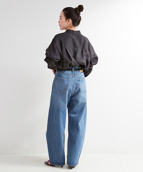 ジュール ピュア コットン デニム パンツ・JOUR セール】【apres jour clair】カーブデニムパンツ（デニムパンツ