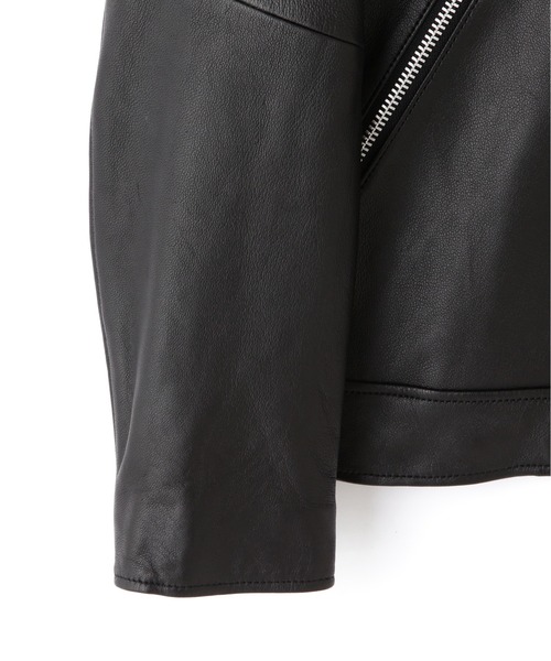レザージャケット ライダース 「Women's」Schott/ショット/HOODED RIDERS JACKET/フード ライダース ジャケットの画像