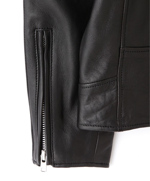 レザージャケット ライダース 「Women's」Schott/ショット/HOODED RIDERS JACKET/フード ライダース ジャケットの画像