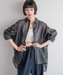 ブラウス シャツ シアーシャツＬＳ＊　 231459 レディース｜ZOZOTOWN Yahoo!店