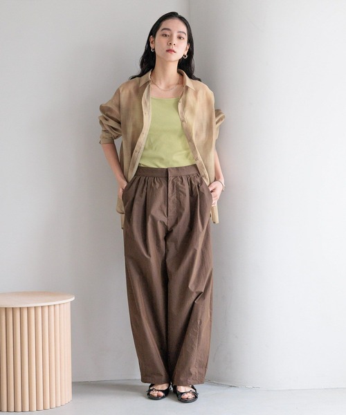 みほオーダーページ LOWRYS FARM ブラウス シャツ シアーシャツLS＊ 231459