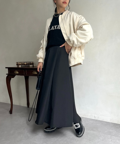 「prose verse」 ブルゾン フリ- アイボリー レディース_画像8