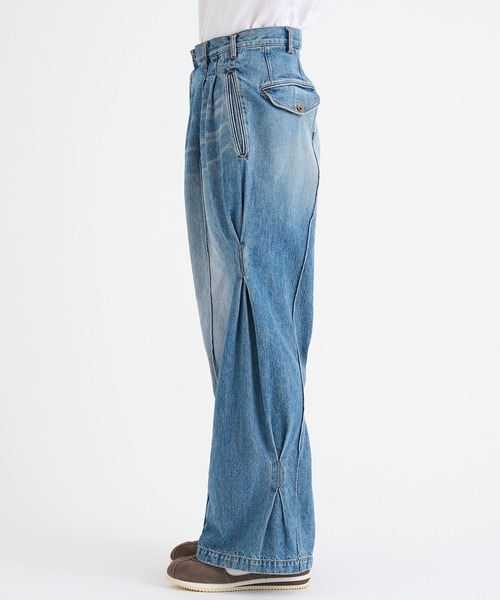 KHOKI（コッキ） ジーンズ 「KHOKI / コッキ」Pleat-design denim 