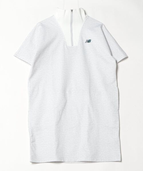トレーナー スウェット ニューバランス New Balance SWEAT HALF ZIP ONE-PIECE レディース