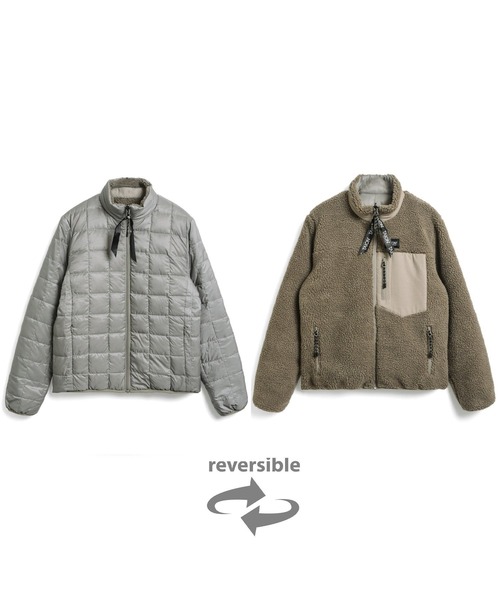 「TAION」 ダウンジャケット X-SMALL ブラック×ブラック メンズ_画像2